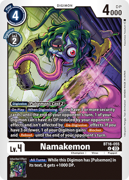 Namakemon, BT16-055