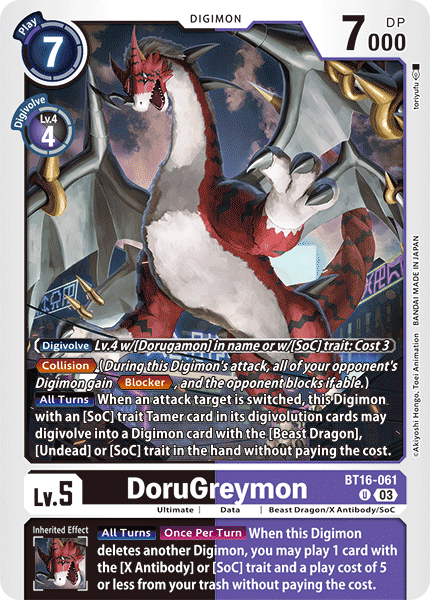 DoruGreymon, BT16-061
