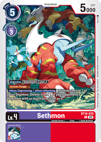 Sethmon, BT16-070