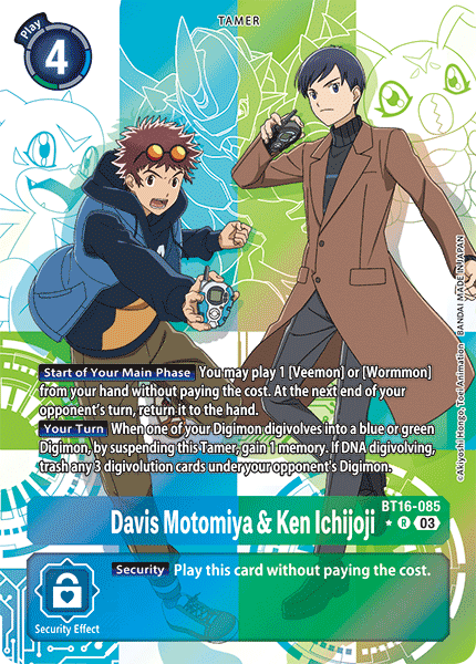 Davis Motomiya & Ken Ichijoji, BT16-085-p1
