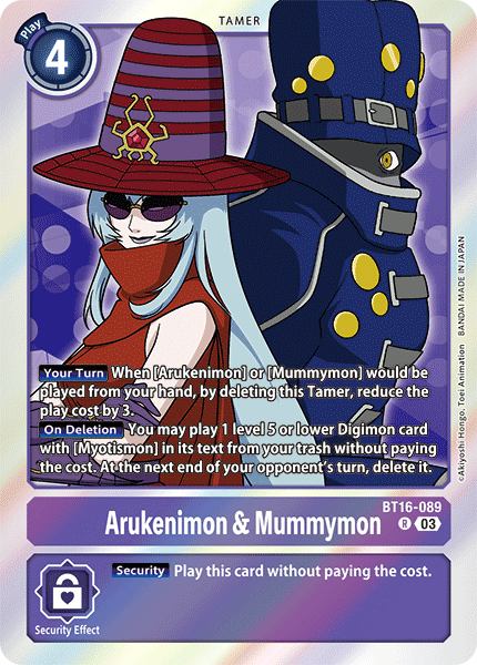 Arukenimon & Mummymon, BT16-089