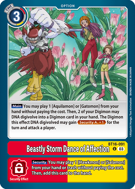 Beastly Storm Dance of Affection, BT16-091