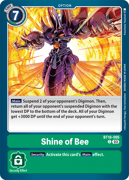 Shine of Bee, BT16-095