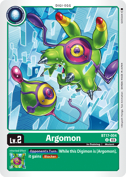 Argomon, BT17-004