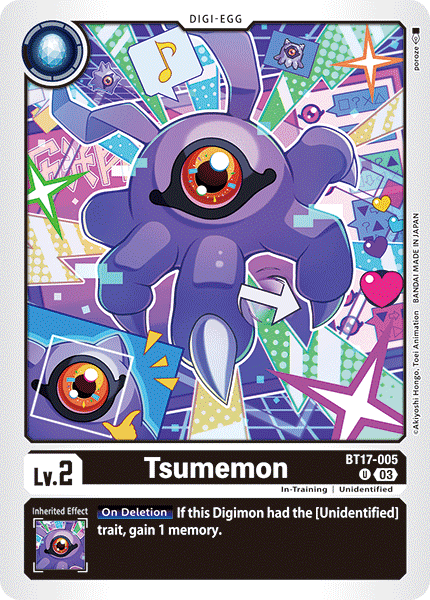 Tsumemon, BT17-005