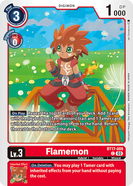 Flamemon, BT17-009