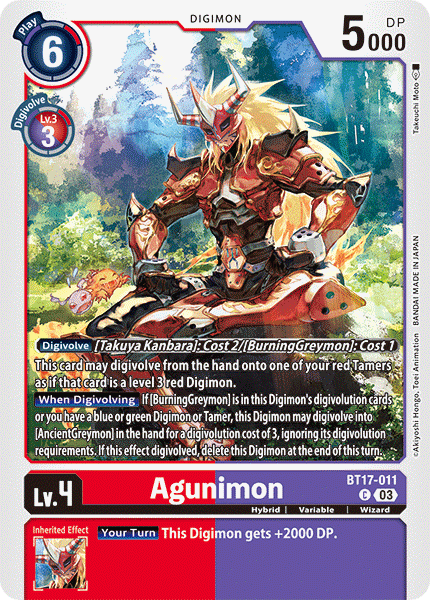 Agunimon, BT17-011