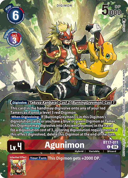 Agunimon, BT17-011-p1