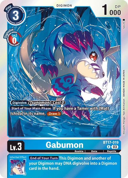 Gabumon, BT17-019