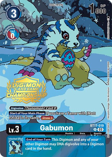 Gabumon, BT17-019-p1