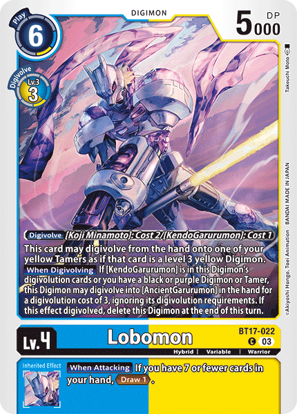 Lobomon, BT17-022