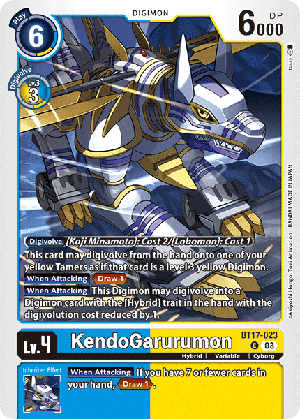 KendoGarurumon, BT17-023