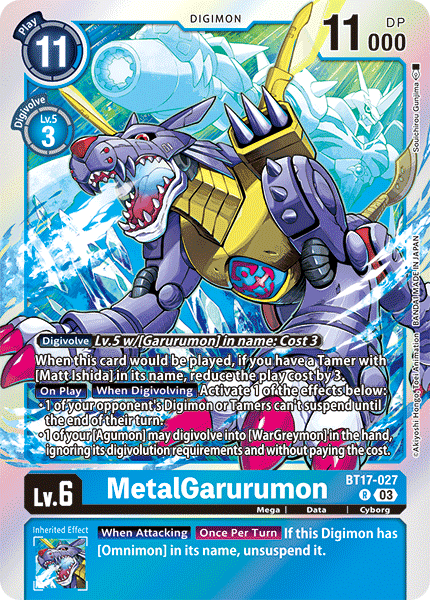 MetalGarurumon, BT17-027