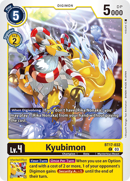 Kyubimon, BT17-032