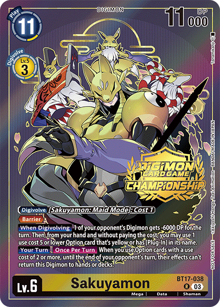 Sakuyamon, BT17-038-p1