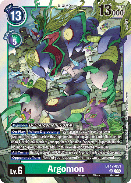 Argomon, BT17-051