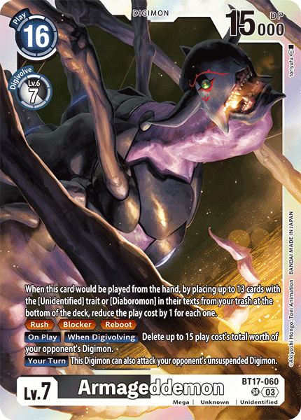 Armageddemon, BT17-060