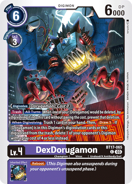 DexDorugamon, BT17-065