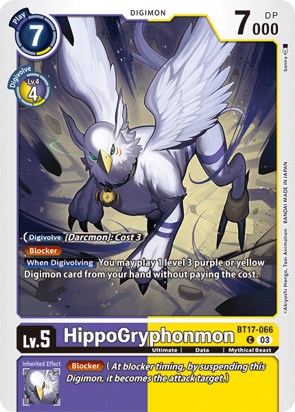 HippoGryphonmon, BT17-066