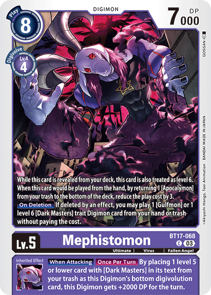 Mephistomon, BT17-068