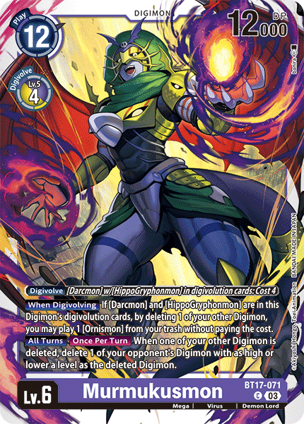 Murmukusmon, BT17-071