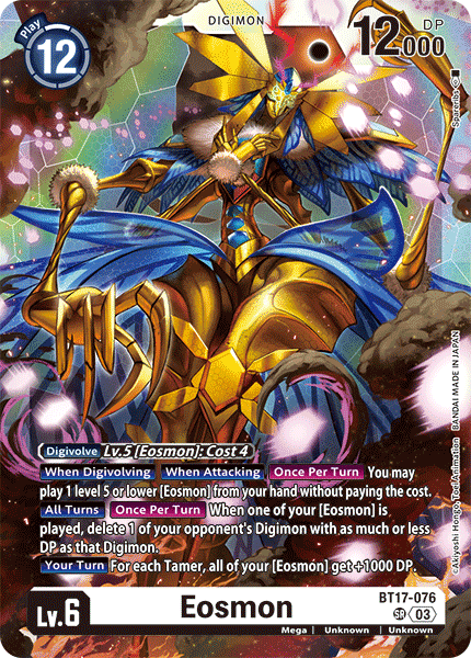 Eosmon, BT17-076