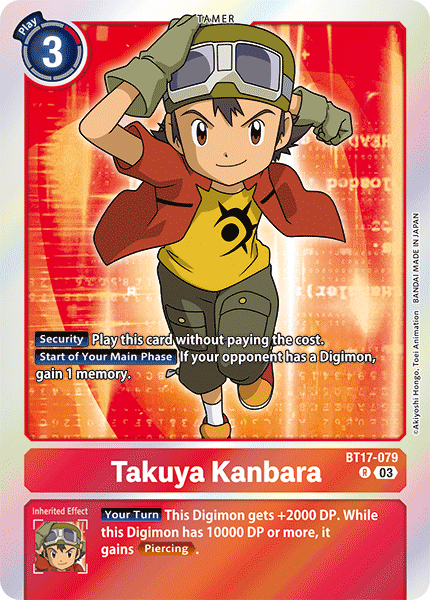 Takuya Kanbara, BT17-079