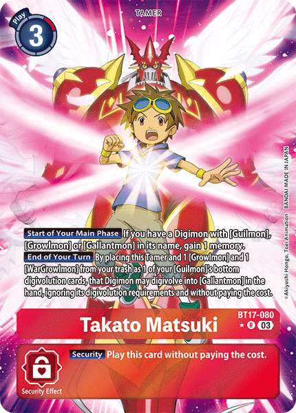 Takato Matsuki, BT17-080-p1