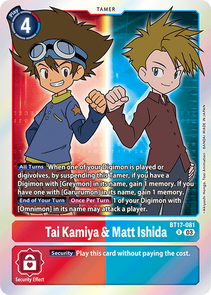 Tai Kamiya & Matt Ishida, BT17-081