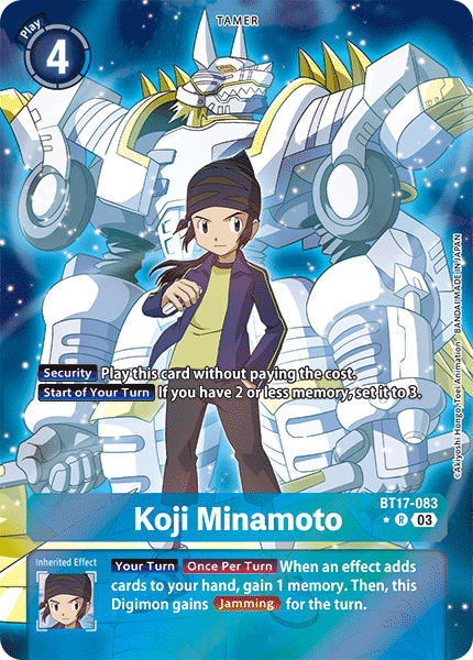 Koji Minamoto, BT17-083-p1