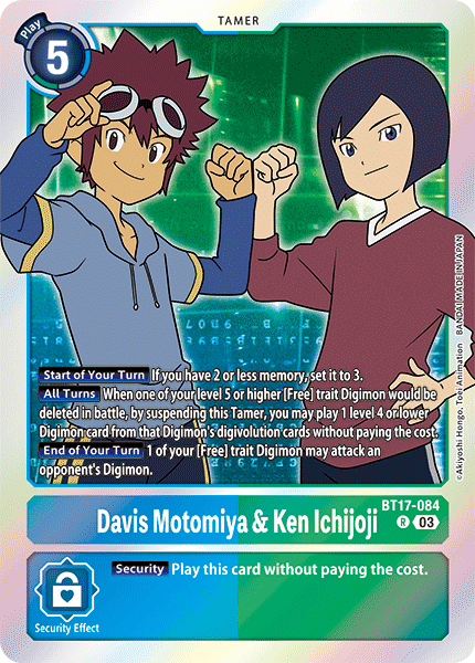 Davis Motomiya & Ken Ichijoji, BT17-084