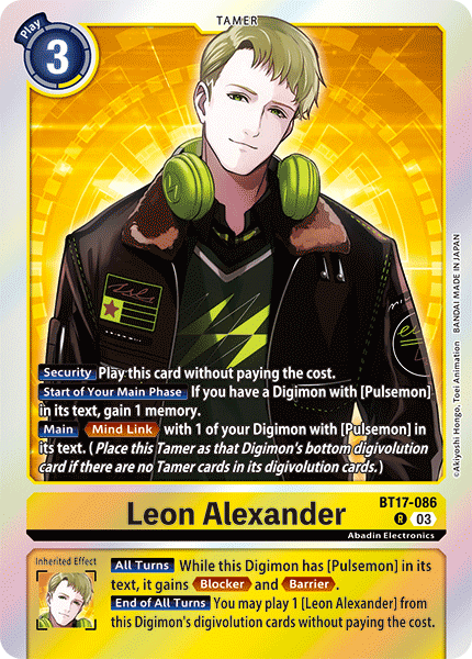 Leon Alexander, BT17-086