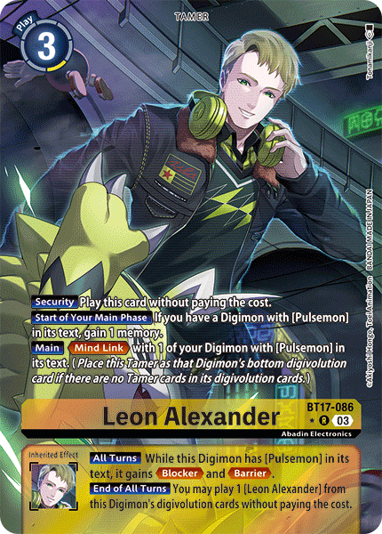 Leon Alexander, BT17-086-p1