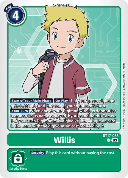 Willis, BT17-088