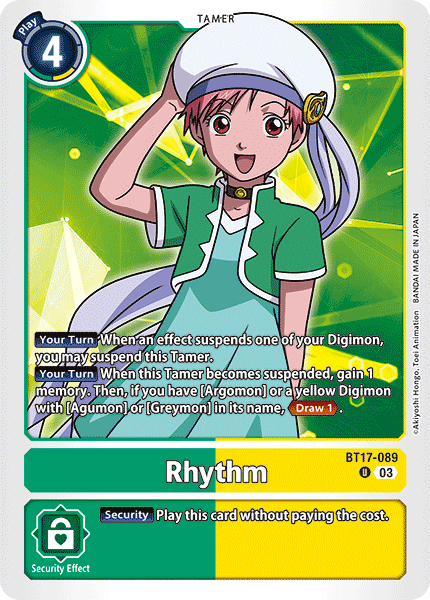 Rhythm, BT17-089