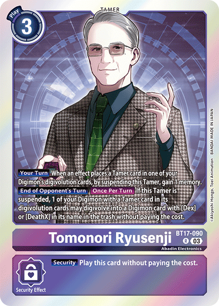 Tomonori Ryusenji, BT17-090