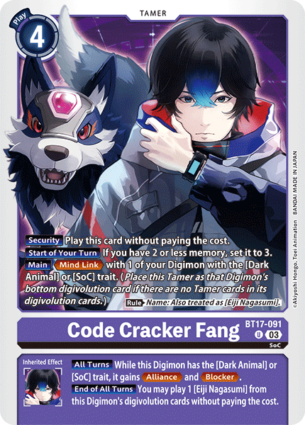 Code Cracker Fang, BT17-091