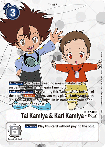 Tai Kamiya & Kari Kamiya, BT17-093-p1
