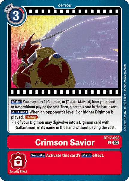 Crimson Savior, BT17-096