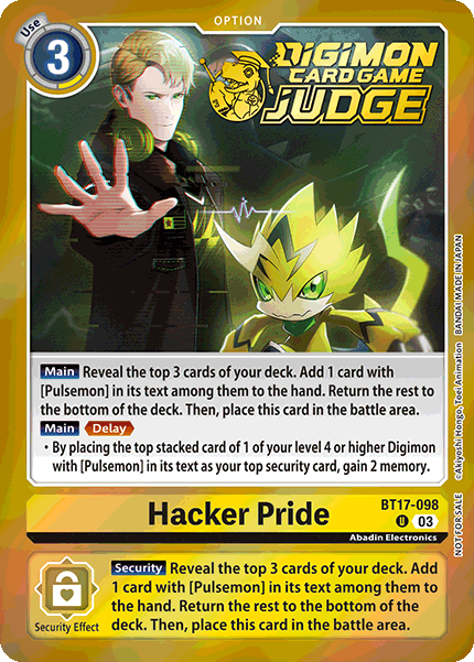 Hacker Pride, BT17-098-p1