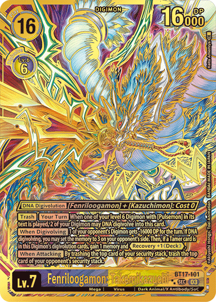 Fenriloogamon: Takemikazuchi, BT17-101-p2