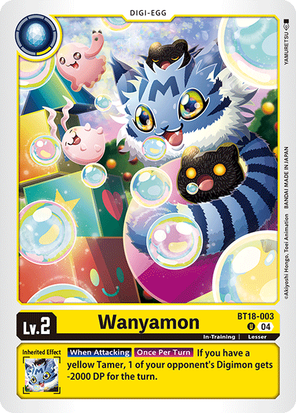 Wanyamon, BT18-003