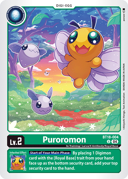 Puroromon, BT18-004