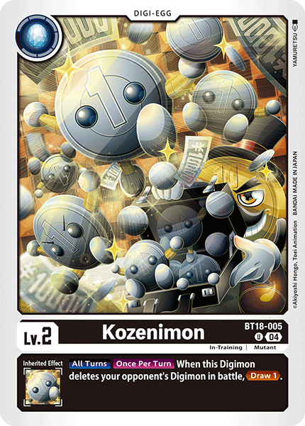 Kozenimon, BT18-005