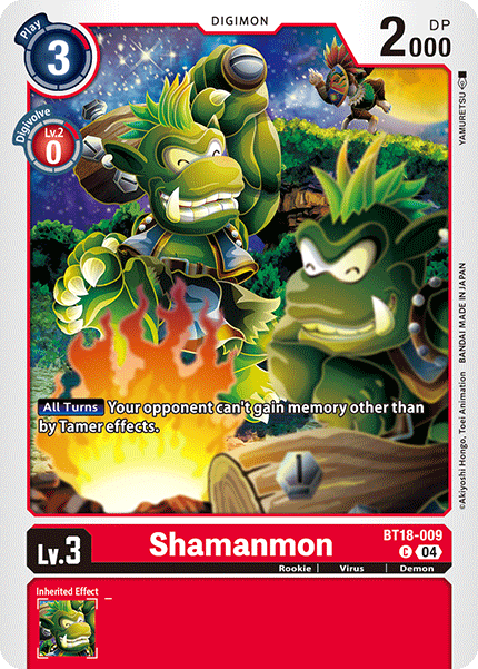 Shamanmon, BT18-009