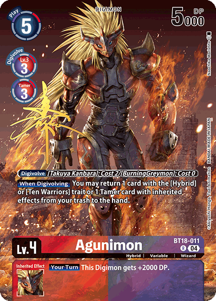 Agunimon, BT18-011-p1