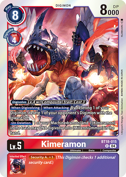 Kimeramon, BT18-015