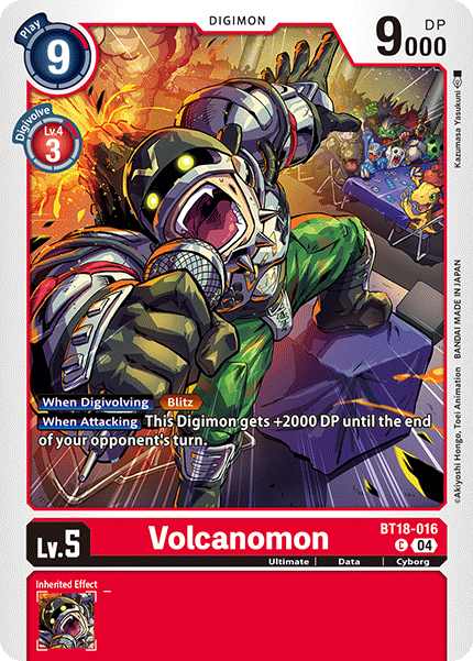 Volcanomon, BT18-016