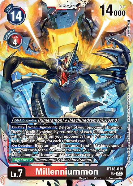 Millenniummon, BT18-019
