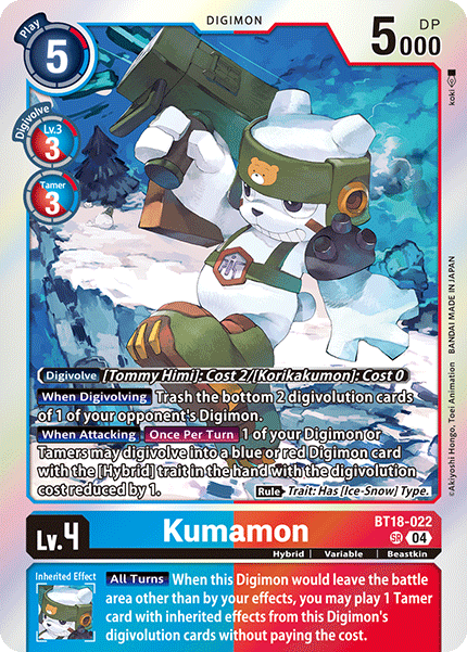 Kumamon, BT18-022